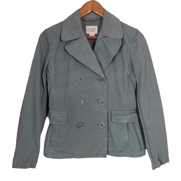 NILI LOTAN Double Breasted Cotton Blazer Jacket - Picture 5 of 14